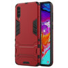 Slim Armour Tough Shockproof Case & Stand for Samsung Galaxy A70 - Red